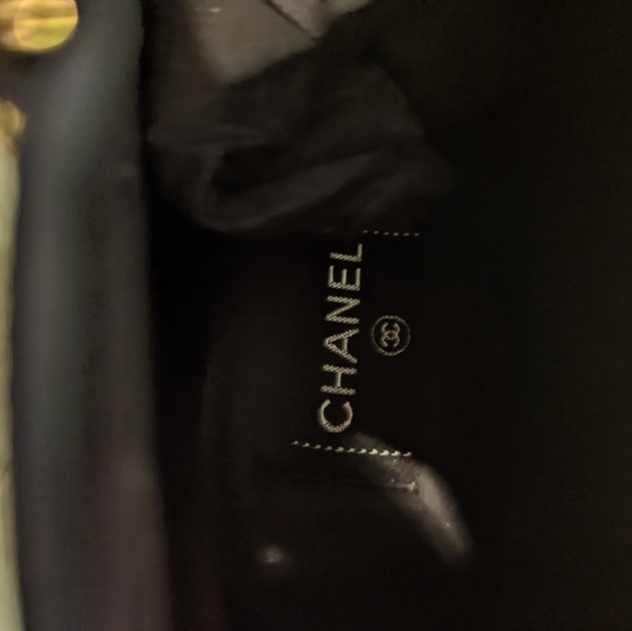 Chanel 22C black patent calfskin wedge ankle boots in size 39.5C - Picture 12 of 16